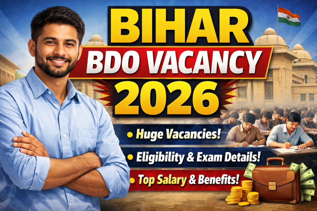 Bihar bdo vacancy 2026