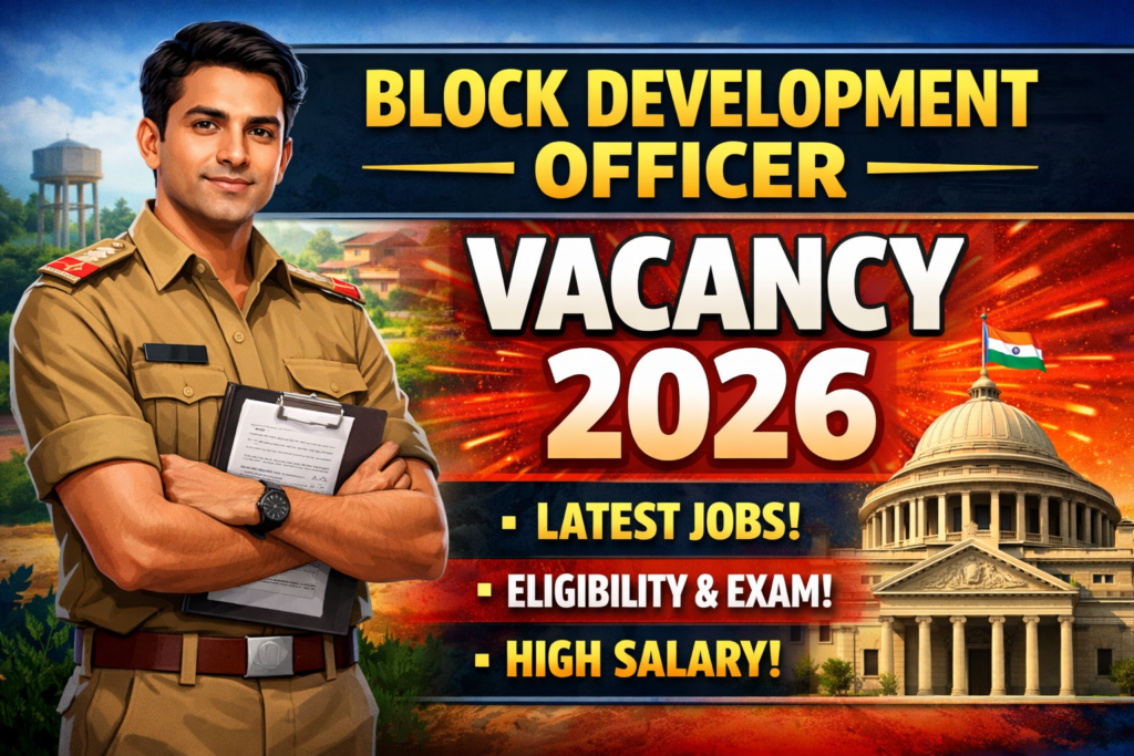 Block Development Officer Vacancy 2026: Complete Guide to BDO Recruitment, Eligibility & Preparation Tips