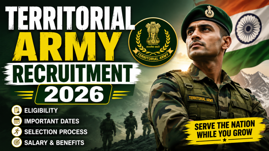territorial army recruitment 2026