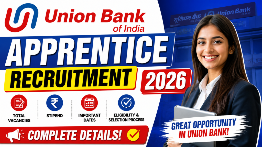 Union Bank Apprentice Recruitment 2026: